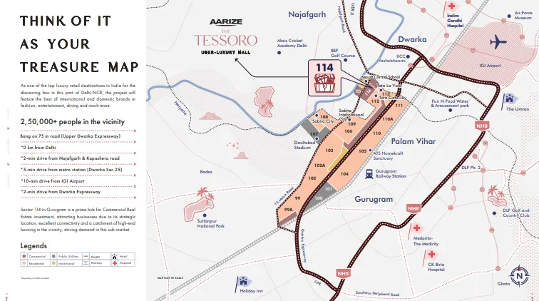 Aarize mall direction map